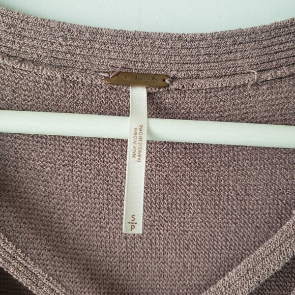 FREE PEOPLE womens  Crisscross Tunic Sweater‎ size S - Picture 6 of 7
